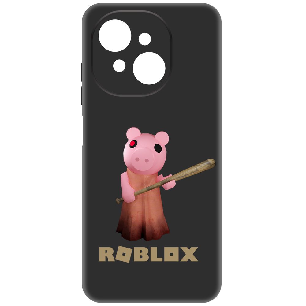 

Чехол-накладка Krutoff Soft Case Roblox-Пигги для Tecno Spark Go 1 черный