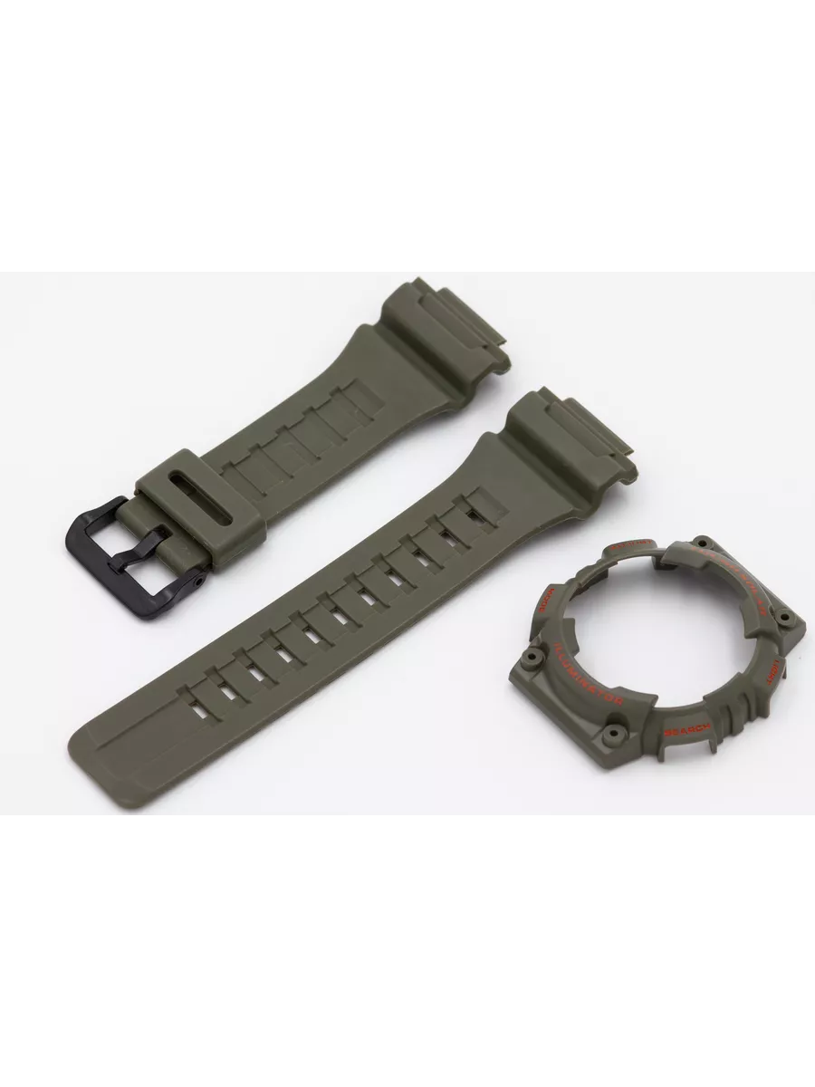 

Ремешок с корпусом мужской Watch Band AQ-S810 зеленый, AQ-S810