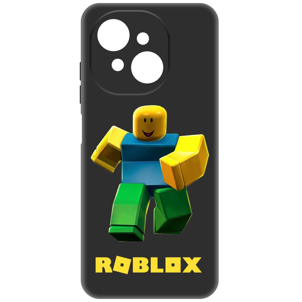 

Чехол-накладка Krutoff Soft Case Roblox-Классический Нуб для Tecno Spark Go 1 черный