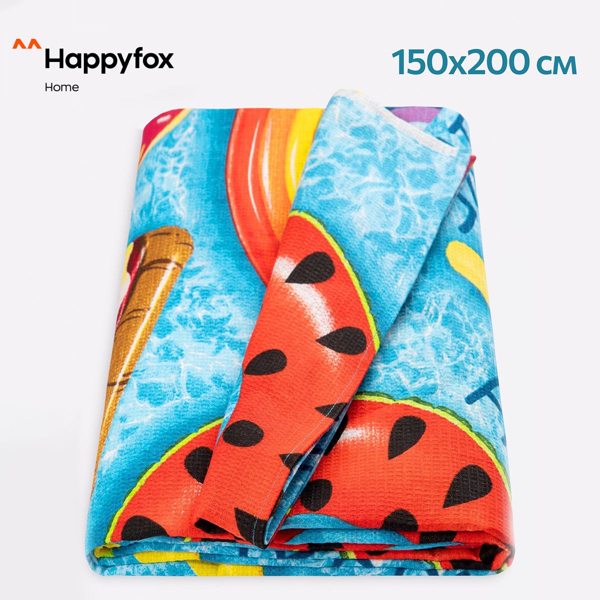 

Простыня Happy Fox Home HF0065SP релакс.голубой 150X200, HF0065SP