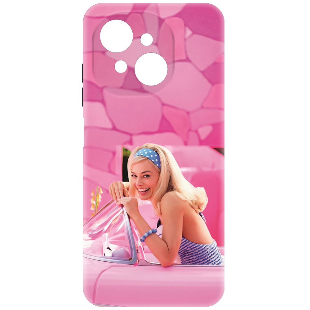 

Чехол-накладка Krutoff Soft Case Барби в розовом для Tecno Spark Go 1 черный