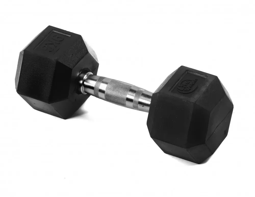 Гантель Lite Weights 3185LW, 1 шт. по 9 кг, черный, серебристый цвет