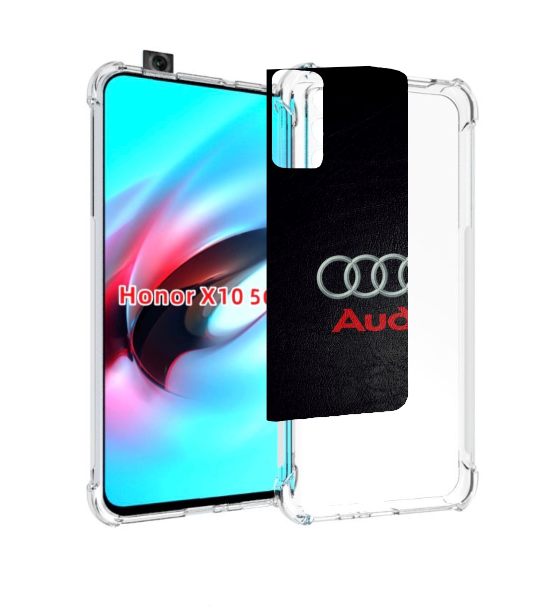 

Чехол MyPads audi 6 мужской для Honor X10, Прозрачный, Tocco