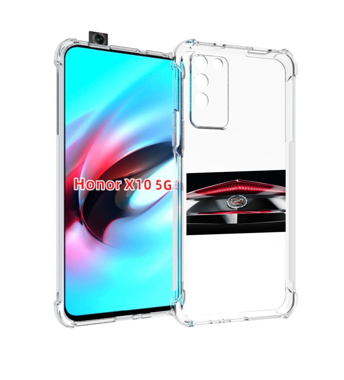 

Чехол MyPads cadillac 3 мужской для Honor X10, Прозрачный, Tocco