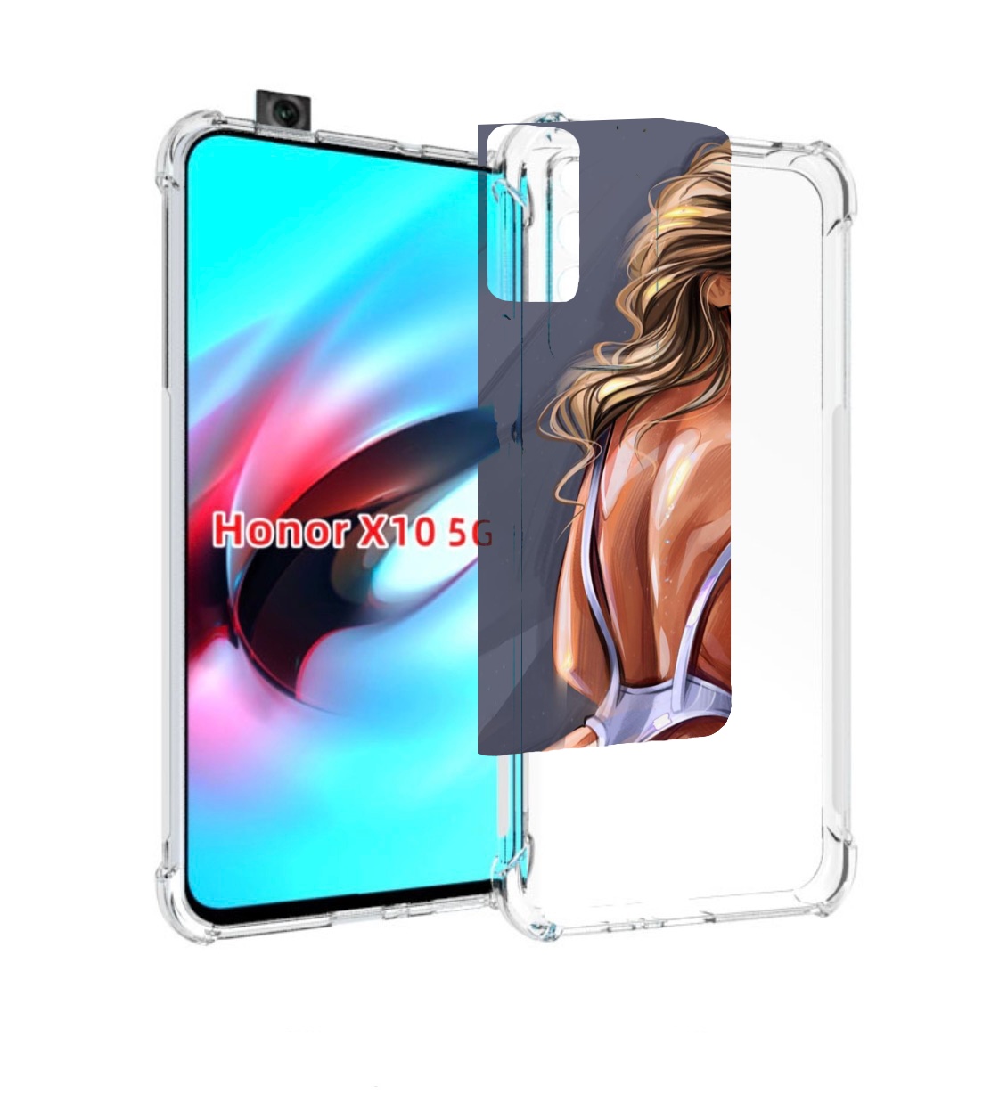 

Чехол MyPads craigos-art для Honor X10, Прозрачный, Tocco
