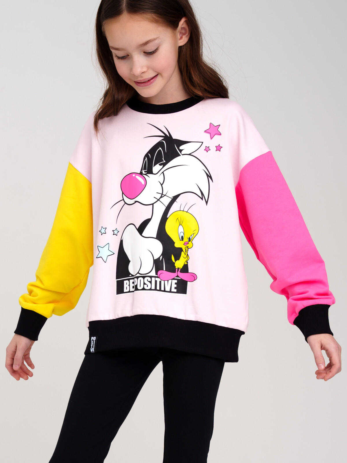 

Свитшот детский PlayToday Tween 12341010, разноцветный, 164, 12341010