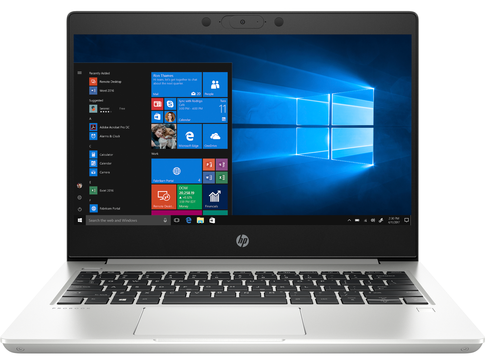 фото Ноутбук hp probook 430 g7 silver (9hr42ea)