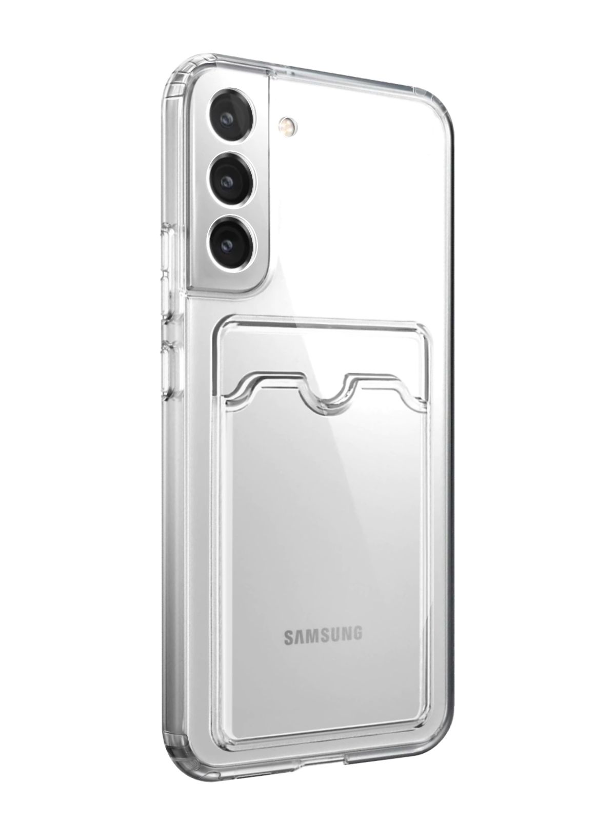 

Чехол MustHaveCase с картхолдером для Samsung Galaxy S22+ прозрачный, Чехол с картхолдером для Samsung Galaxy S22+