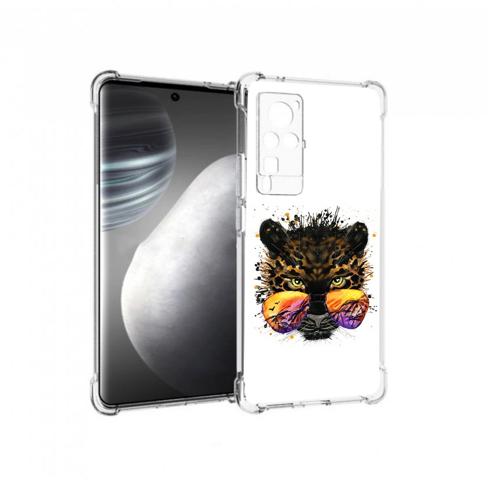 

Чехол MyPads Tocco для Vivo X60 pro тропический леопард (PT226972.385.649), Прозрачный, Tocco