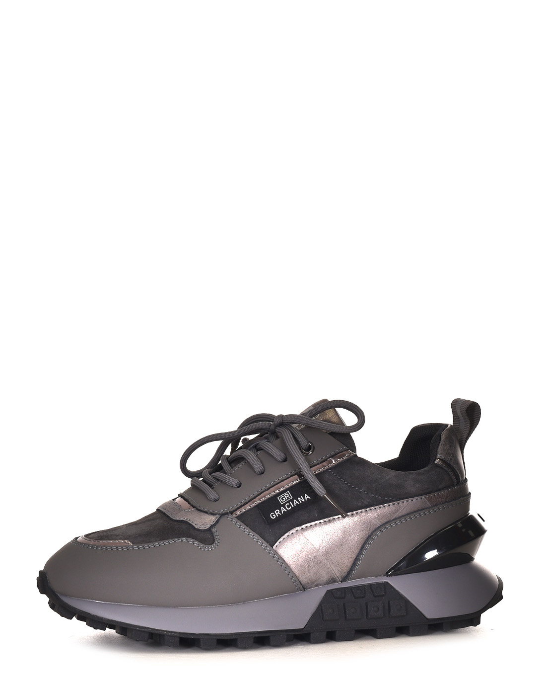 

Кроссовки женские Graciana QS325-L201-2 серые 37 RU, QS325-L201-2