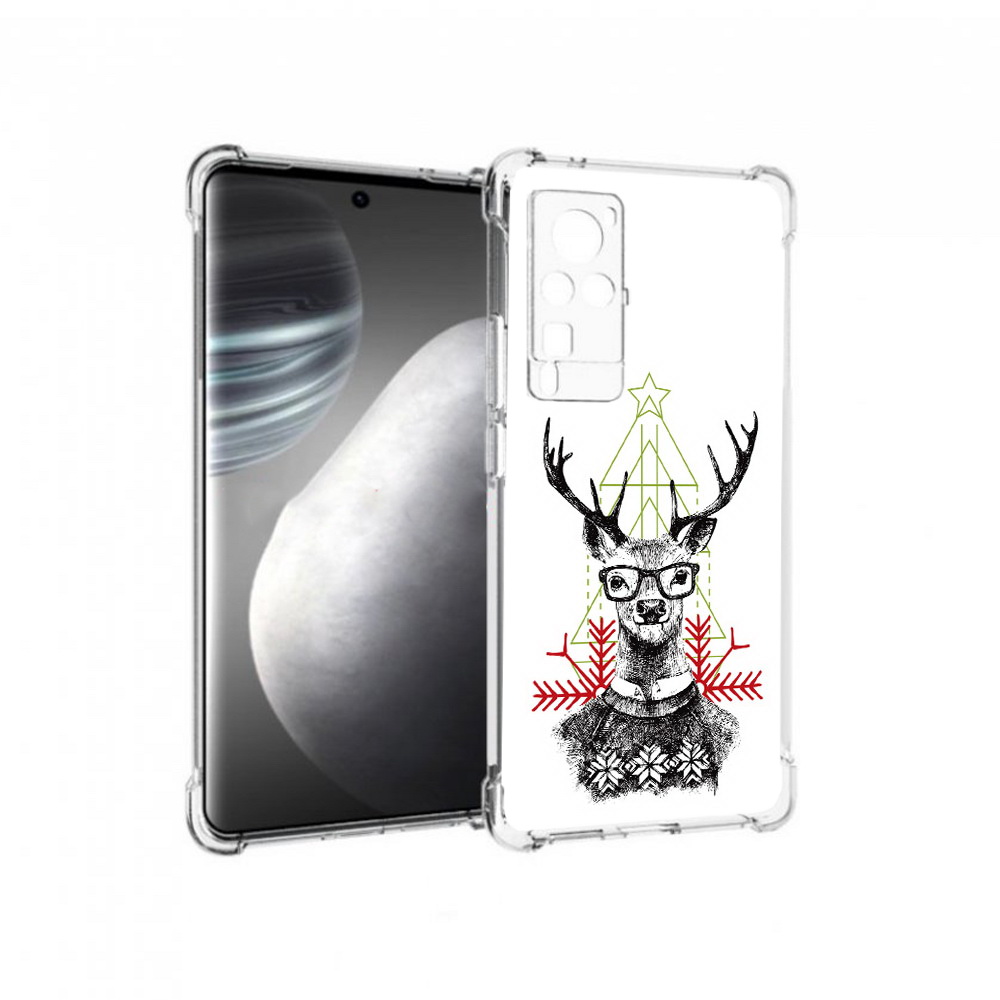 

Чехол MyPads Tocco для Vivo X60 pro умный олень (PT226972.385.652), Прозрачный, Tocco