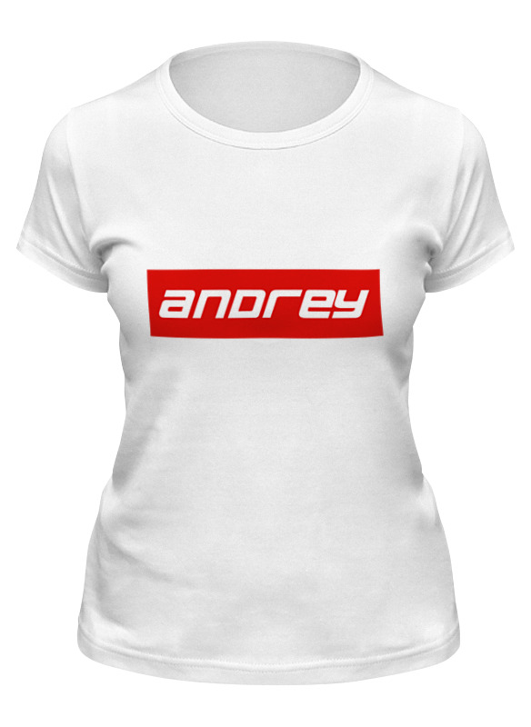 

Футболка женская Printio Andrey белая S, Белый, Andrey