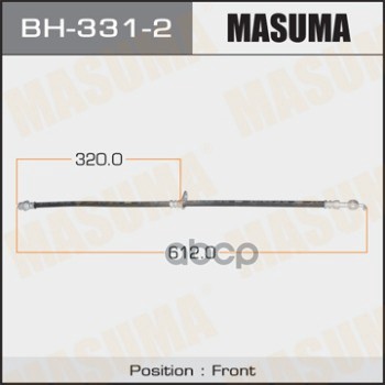 

Шланг тормозной передний Toyota Corolla/Corolla / Allex/Corolla Verso 01>14 Masuma BH3312