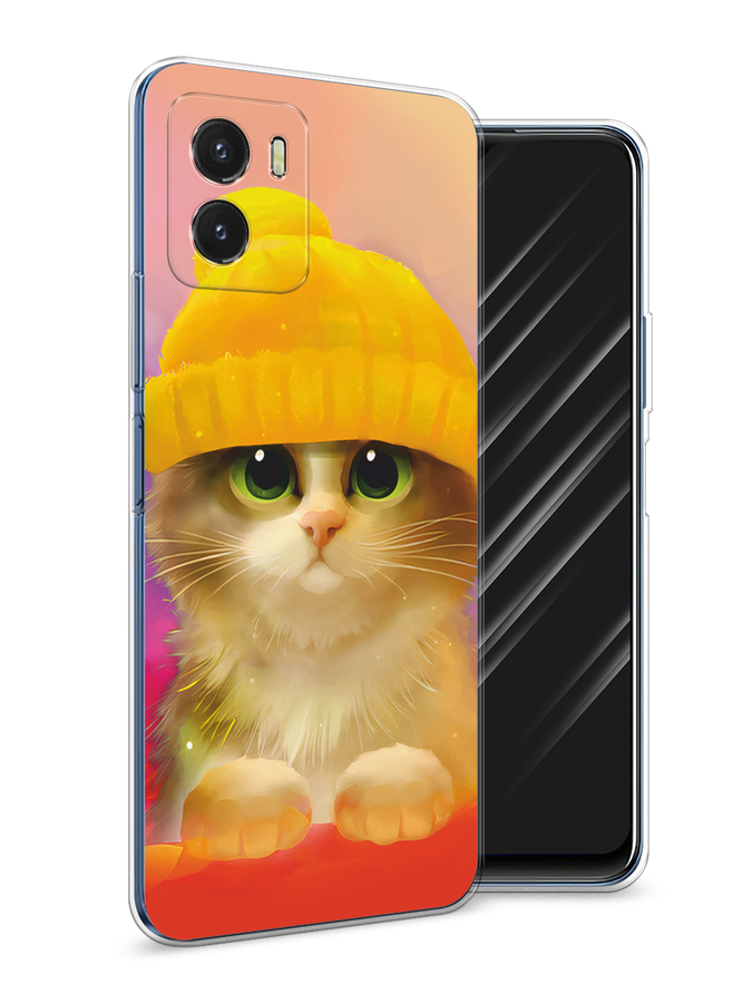 

Чехол Awog на Vivo Y10 "Котенок в желтой шапке", Разноцветный, 266450-2