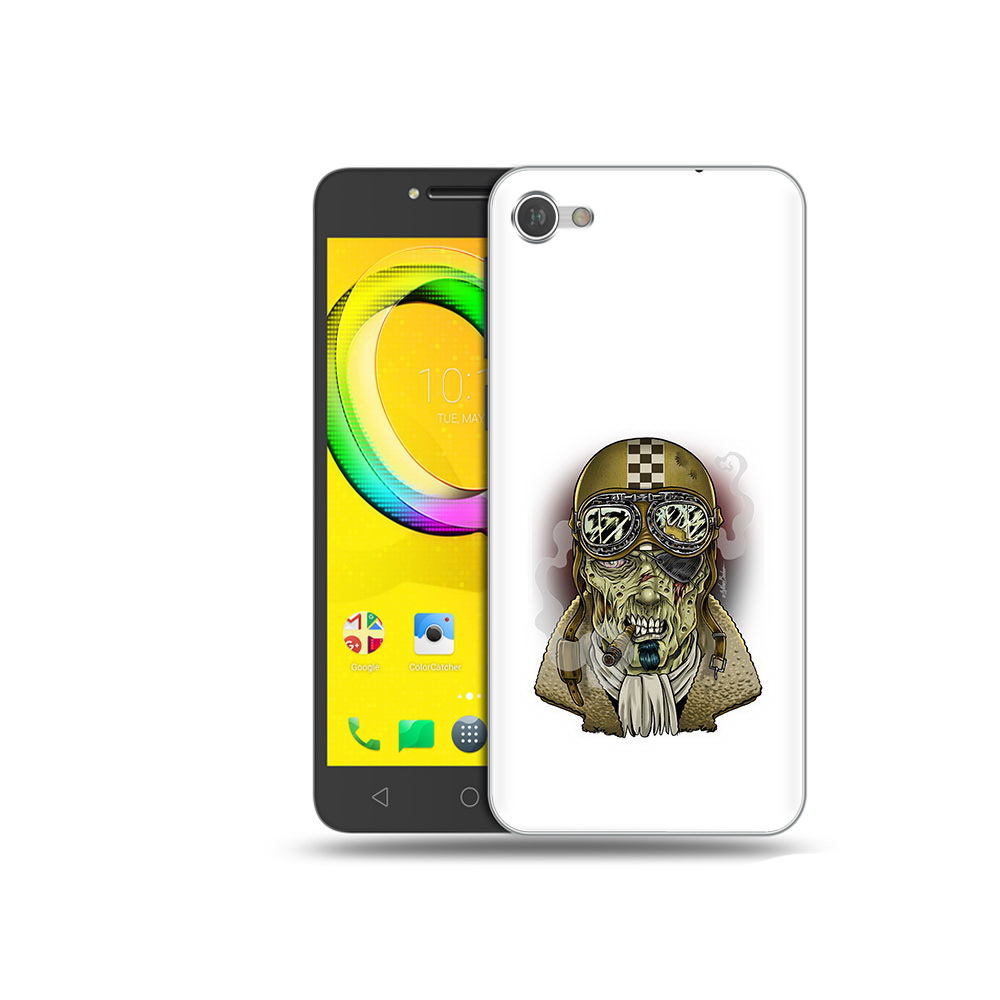

Чехол MyPads Tocco для Alcatel A5 военный зомби (PT67387.664.264), Прозрачный, Tocco