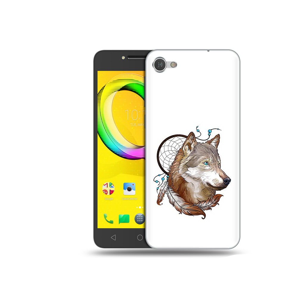

Чехол MyPads Tocco для Alcatel A5 волк и ловец снов (PT67387.664.269), Прозрачный, Tocco