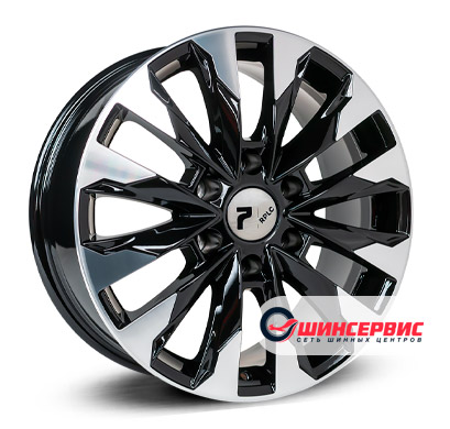 

Диски RPLC-Wheels To258 R18x7.5J 6x139.7 ET25 ЦО106.1, Черный;серебристый, To258