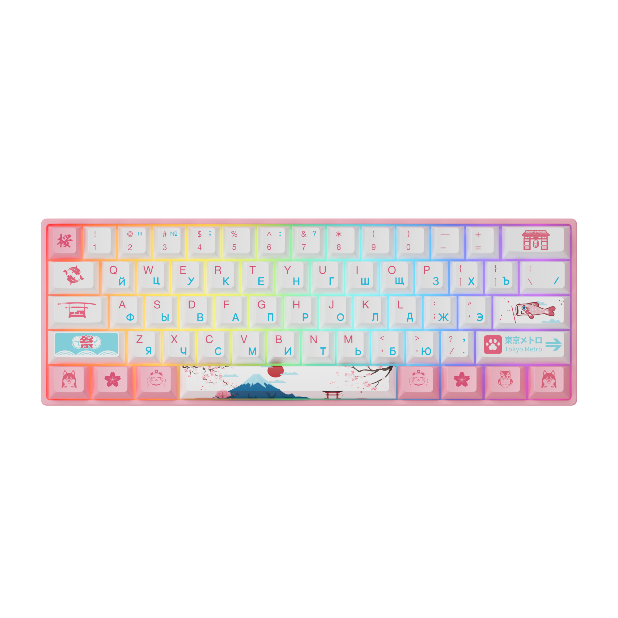 

Игровая механическая клавиатура AKKO 3061 World Tour Tokyo R2 (Rus), 3061