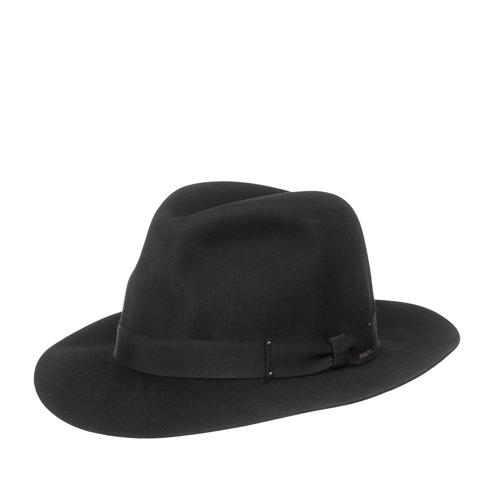 Шляпа унисекс BAILEY 6140 DRAPER III черная р 61