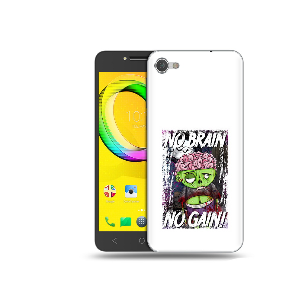 

Чехол MyPads Tocco для Alcatel A5 глупый зомби (PT67387.664.289), Прозрачный, Tocco