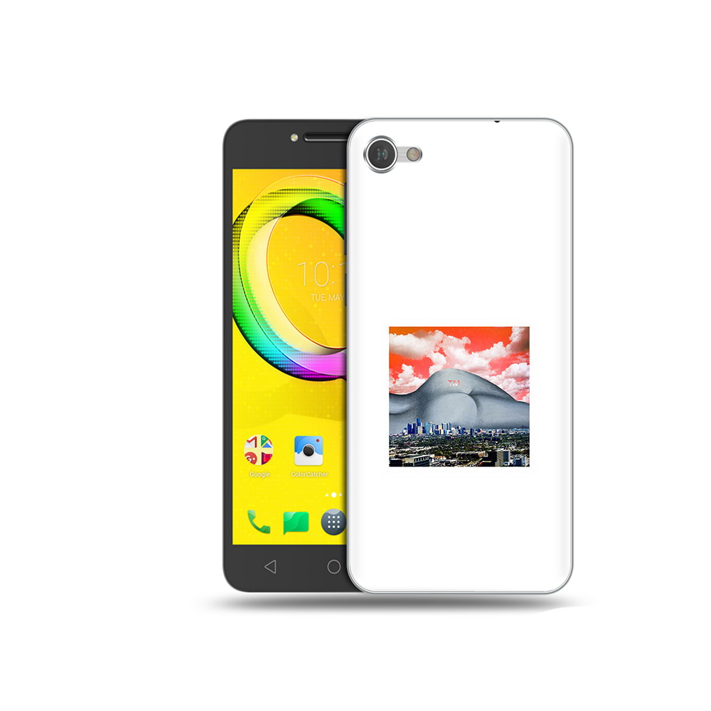 

Чехол MyPads Tocco для Alcatel A5 город с девушкой на фоне (PT67387.664.297), Прозрачный, Tocco