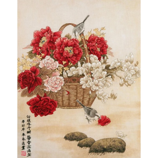 

Набор для вышивания крестом XIU Crafts "Сезон цветения", 61х47см