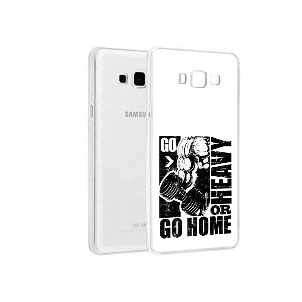 

Чехол MyPads Tocco для Samsung Galaxy A3 (2015) накаченные руки, Прозрачный, Tocco