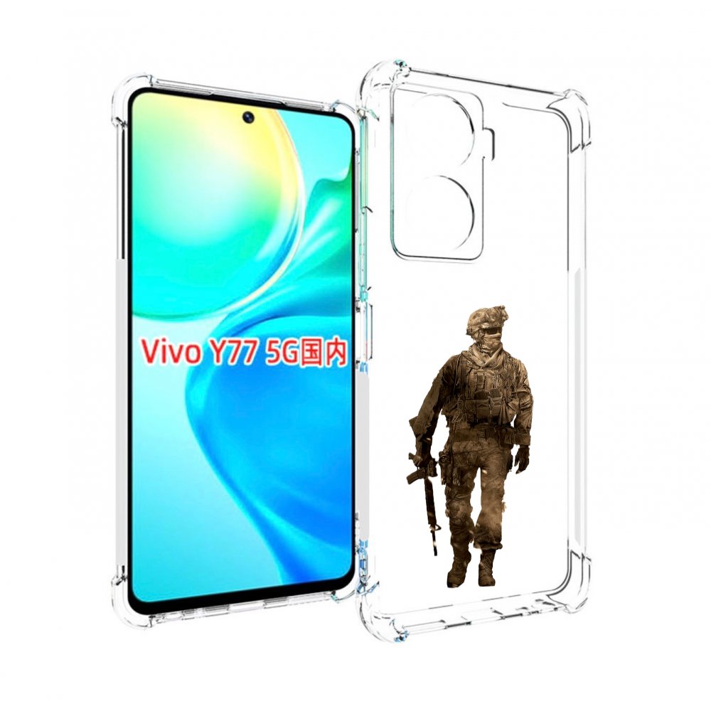 

Чехол MyPads call-of-duty мужской для Vivo Y77 5G, Прозрачный, Tocco
