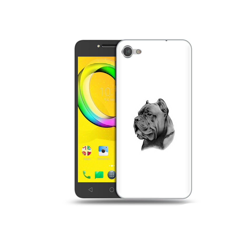 

Чехол MyPads Tocco для Alcatel A5 грозный бульдог (PT67387.664.300), Прозрачный, Tocco