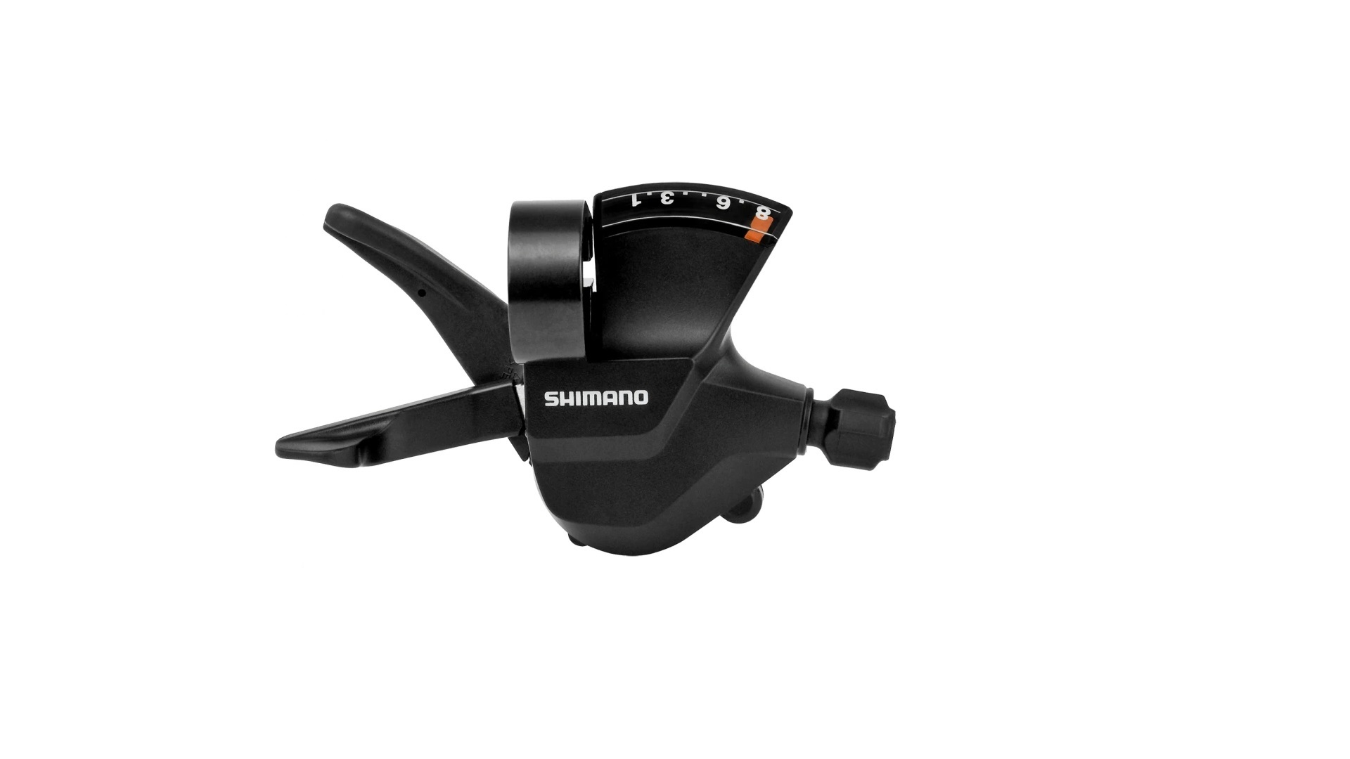 

Шифтер Shimano Altus, M315, правый, 8 скоростей, индикатор, трос 2050мм, черный, Altus M315