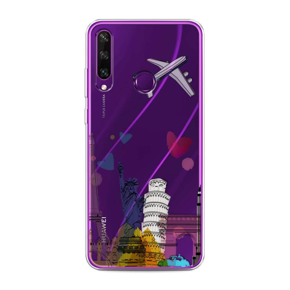 

Чехол Awog на Huawei Y6p "Самолет путешествий", Желтый, 6103250-10