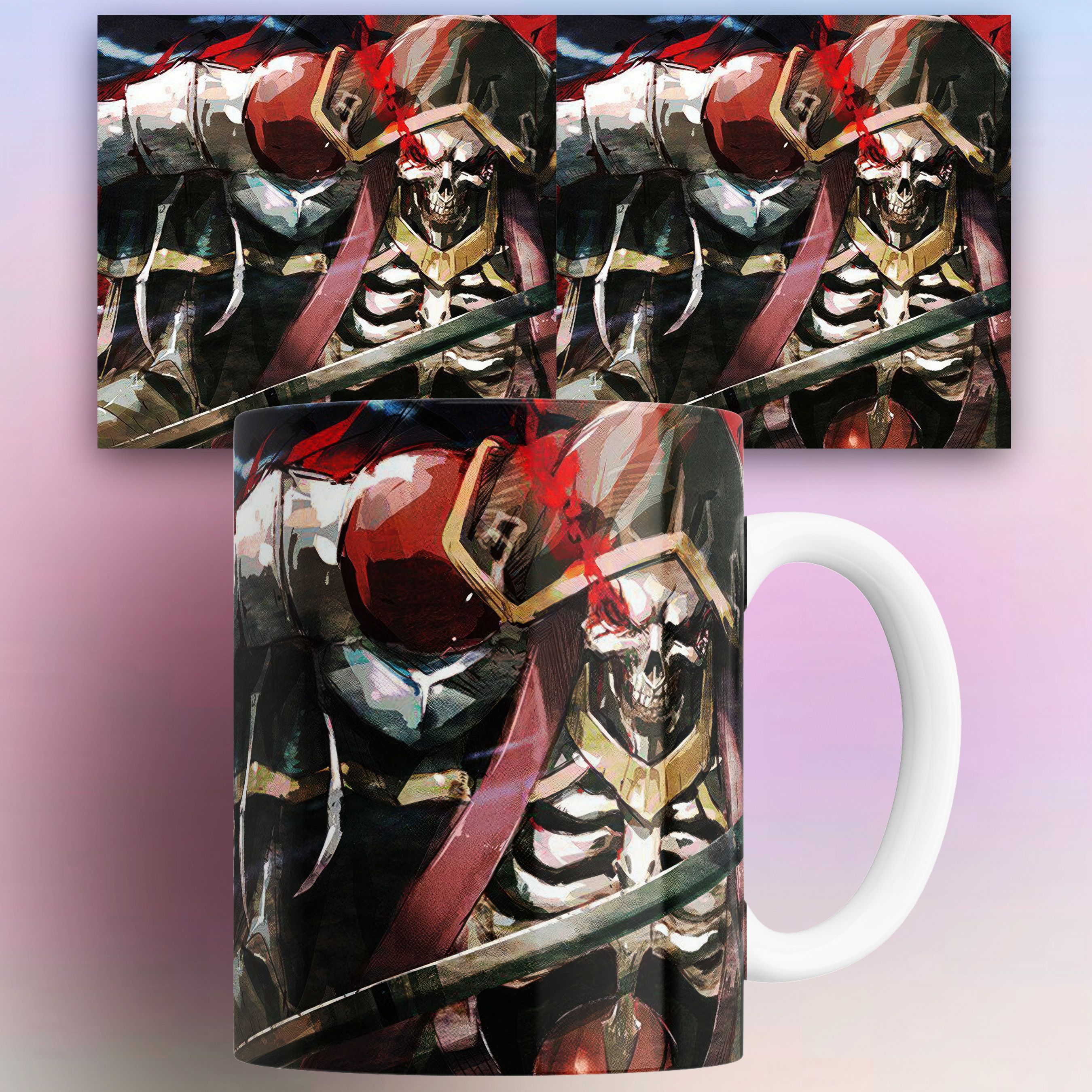

Кружка Повелитель Момонга Overlord 330 мл, Кружка аниме Повелитель Момонга Overlord 330 мл