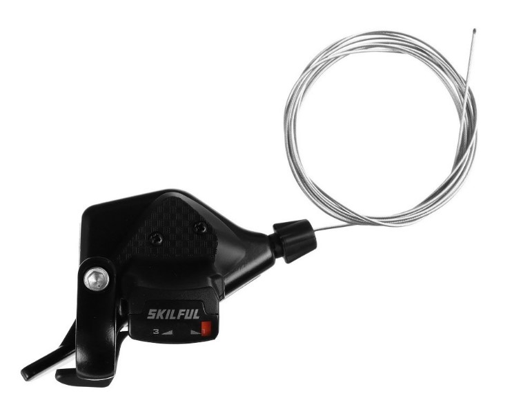 

Шифтер Skillful левый 3 ск., трос 1800 мм, совместим с Shimano, черный, SF-SF-M200-3-BK