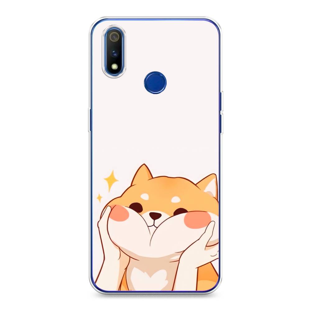 

Чехол Awog на Realme 3 Pro "Сладкий песик", Разноцветный, 251250-1