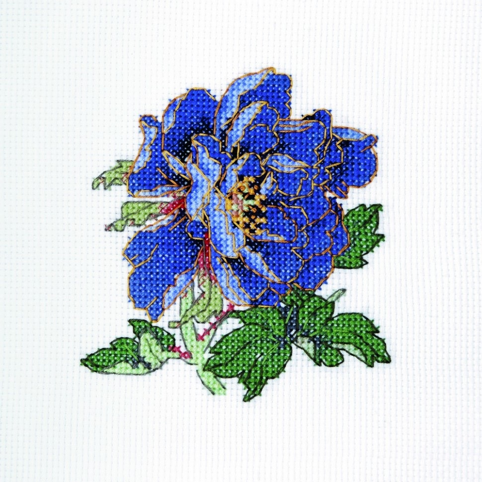 

Набор для вышивания крестом XIU Crafts "Великолепие синего пиона", 40,5х40,5см