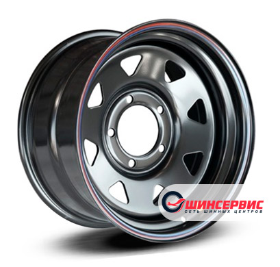 

Диски штампованные ORW 37B R16x8.0J 5x127 ET0 ЦО75.0, Черный, 37B