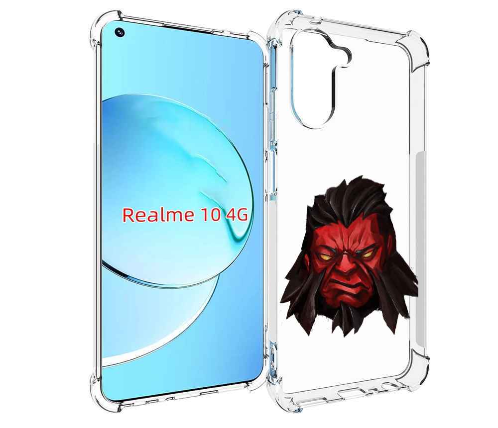 

Чехол MyPads dota-2-axe для Realme 10, Прозрачный, Tocco