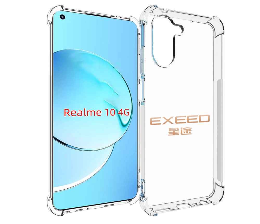 

Чехол Mypads Exeed 2 Для Realme 10, Прозрачный, Tocco