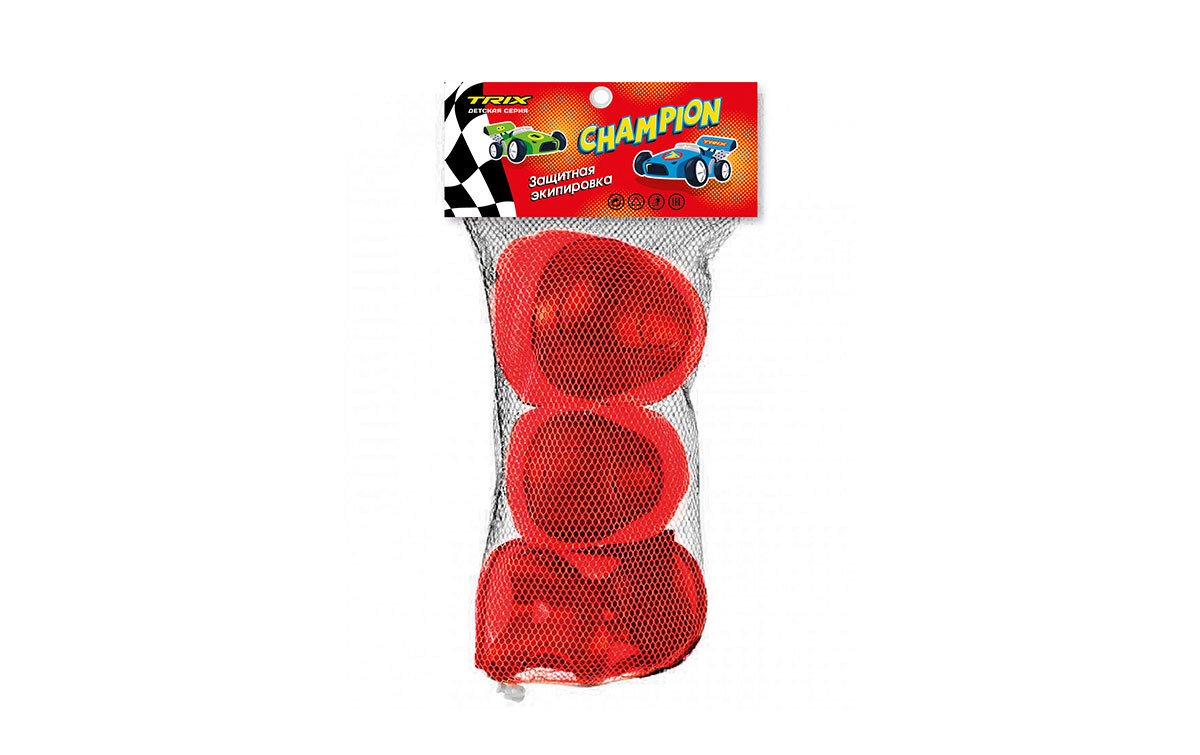 

Экипировка защитная TRIX Champion, детская, размер M, Красный, Champion