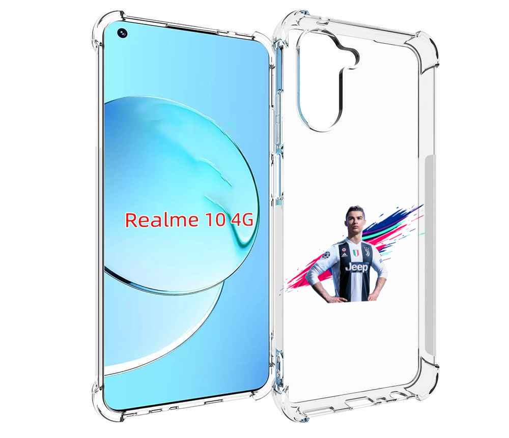 

Чехол MyPads fifa-Криштиану-Роналду мужской для Realme 10, Прозрачный, Tocco