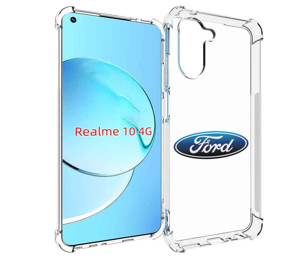 

Чехол Mypads Ford-3 Мужской Для Realme 10, Прозрачный, Tocco