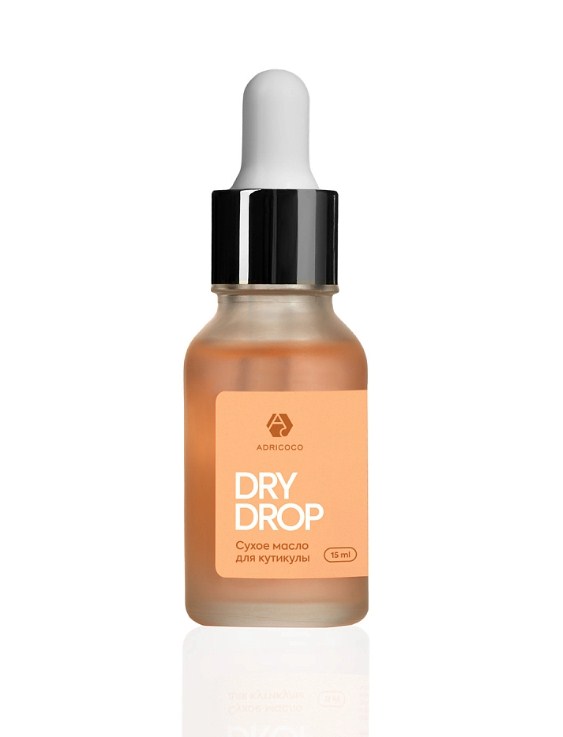 

Масло для кутикулы ADRICOCO Сухое Dry Drop персик 15 мл, персик