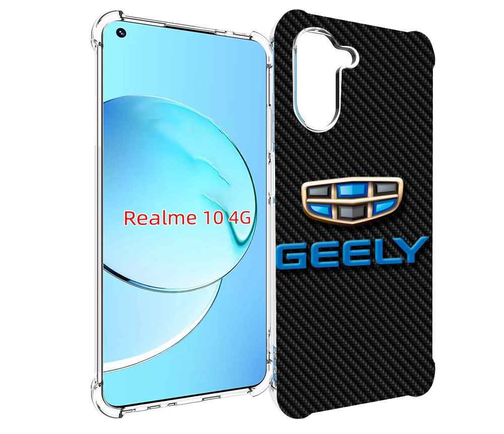 

Чехол Mypads Geele 1 Для Realme 10, Прозрачный, Tocco