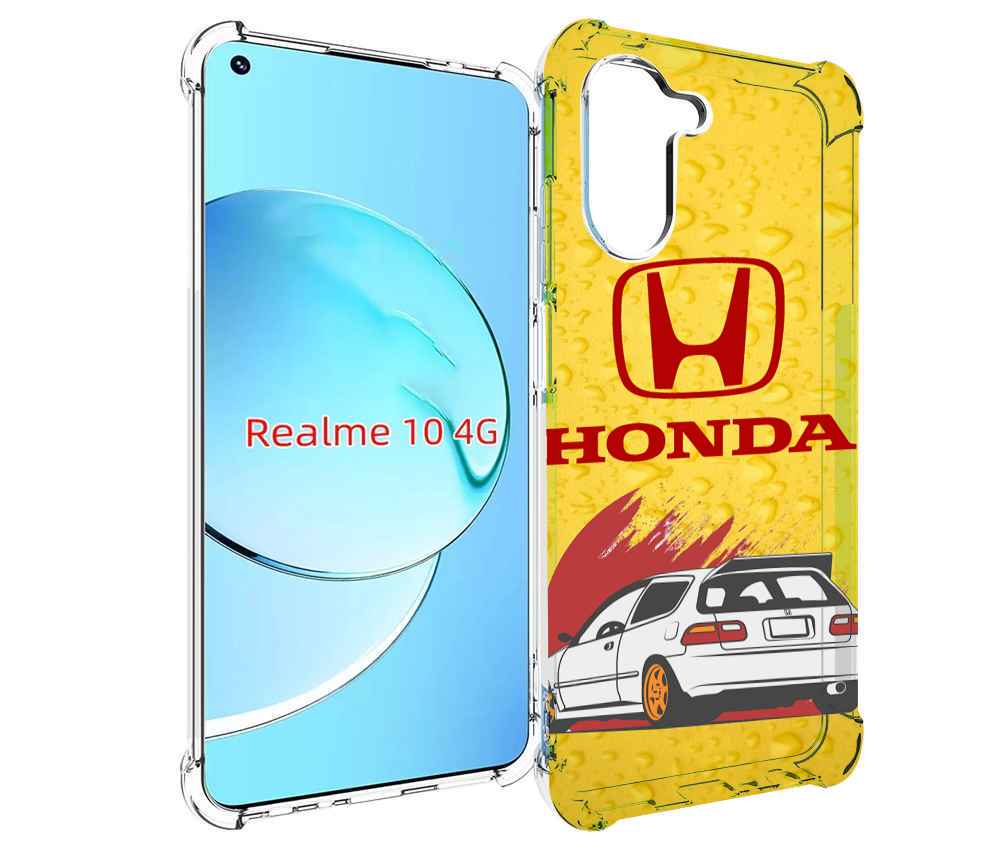 

Чехол MyPads honda-motor для Realme 10, Прозрачный, Tocco