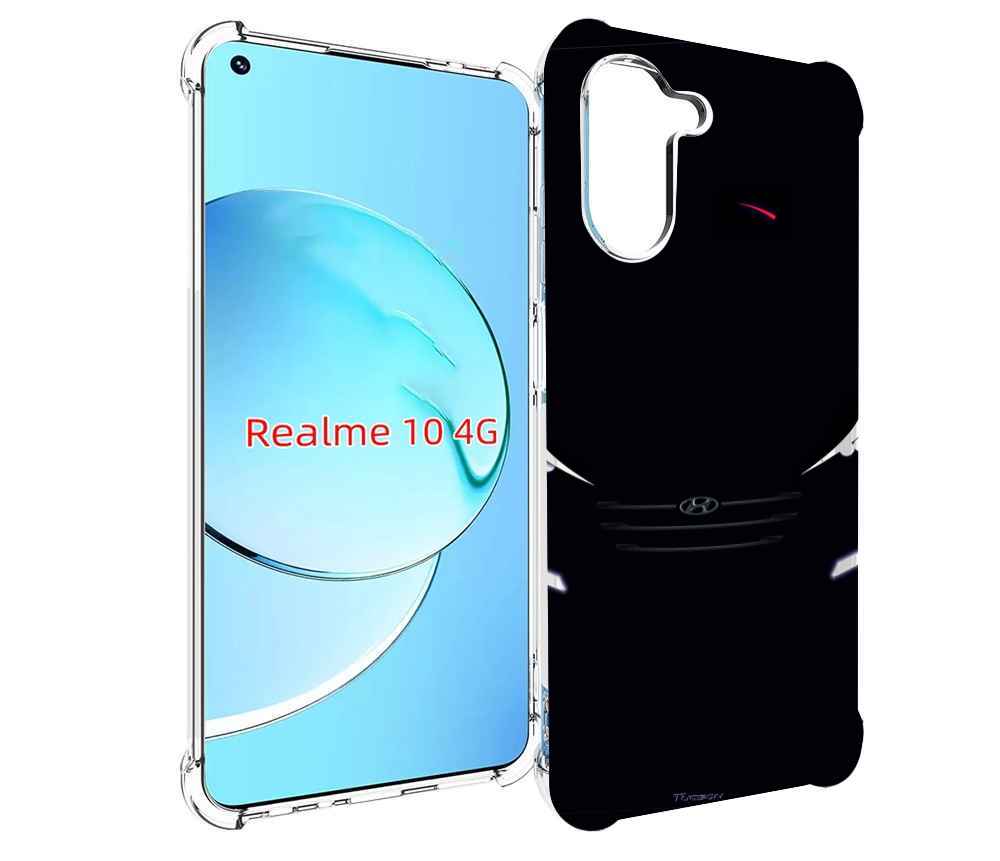 

Чехол Mypads Hyundai 1 Для Realme 10, Прозрачный, Tocco