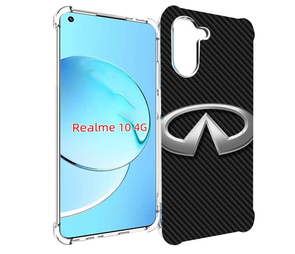 

Чехол Mypads Infiniti 2 Мужской Для Realme 10, Прозрачный, Tocco