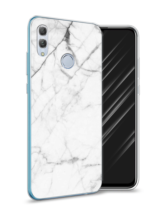 фото Чехол awog "светлый мрамор" для huawei p smart 2019
