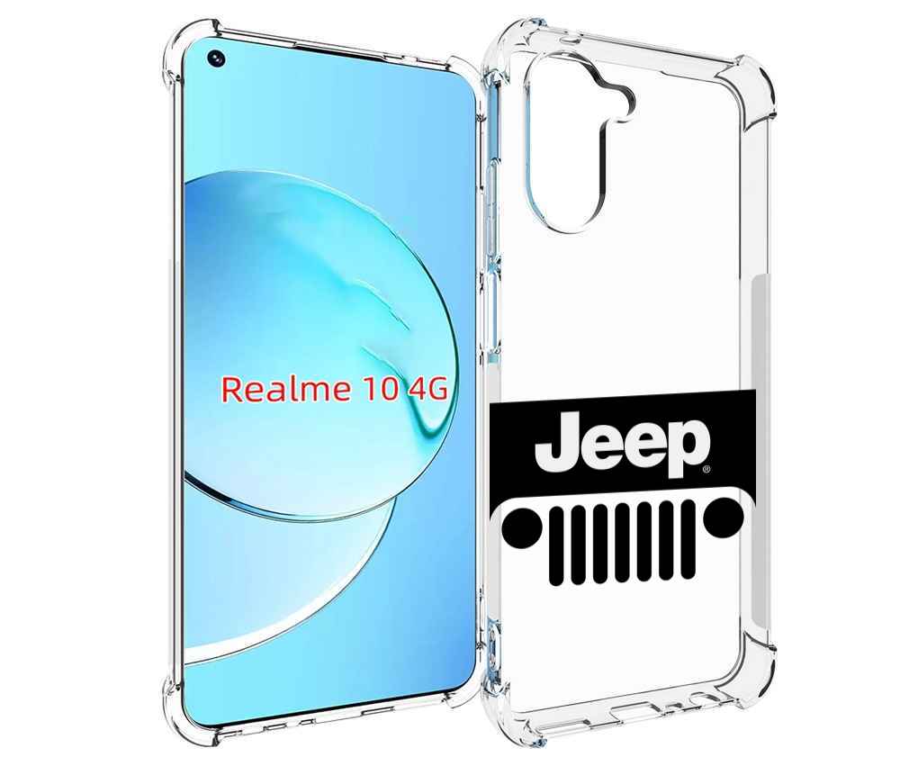 

Чехол Mypads Jeep 3 Мужской Для Realme 10, Прозрачный, Tocco