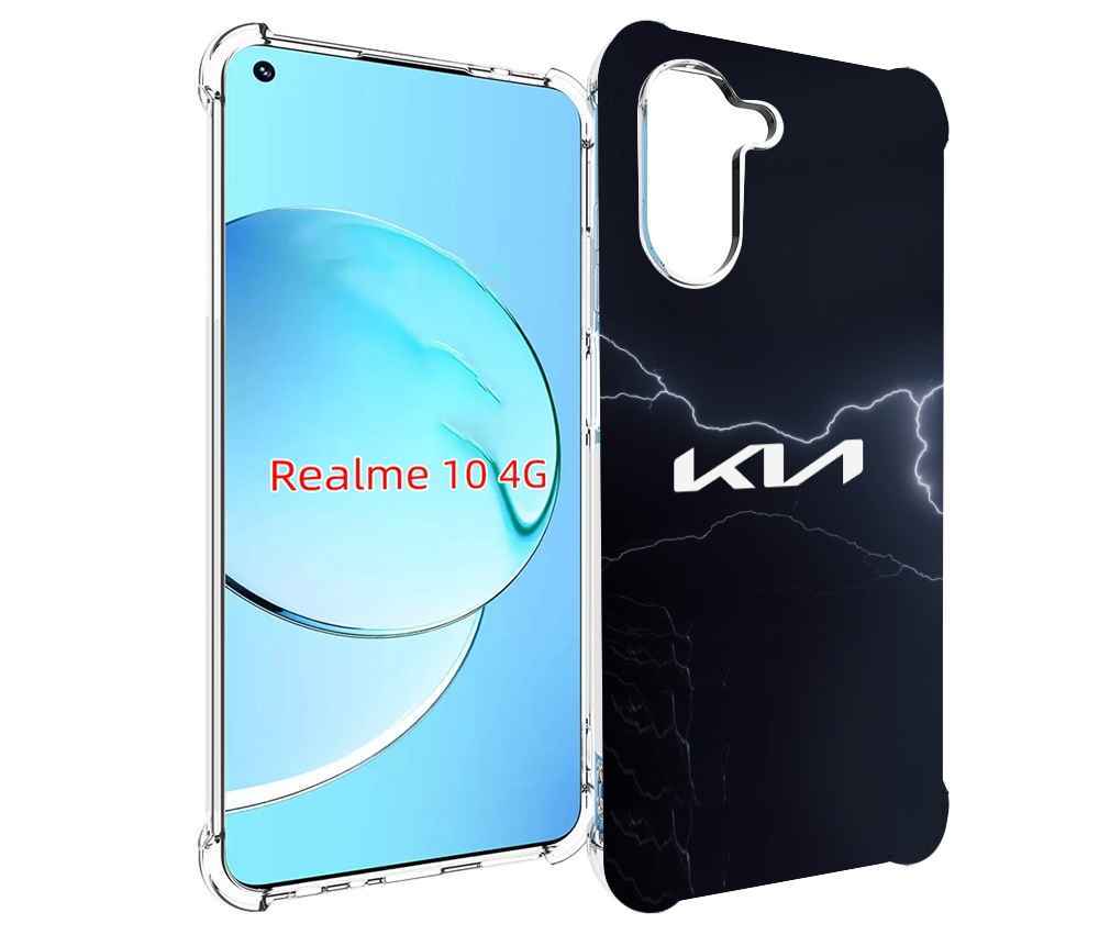 

Чехол Mypads Kia 2 Для Realme 10, Прозрачный, Tocco