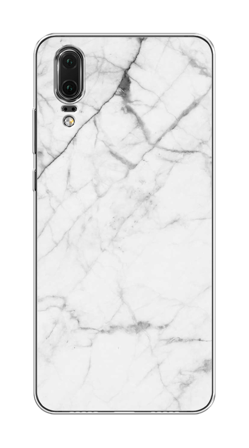 

Чехол Awog на Huawei P20 "Светлый мрамор", Серый, 64350-3